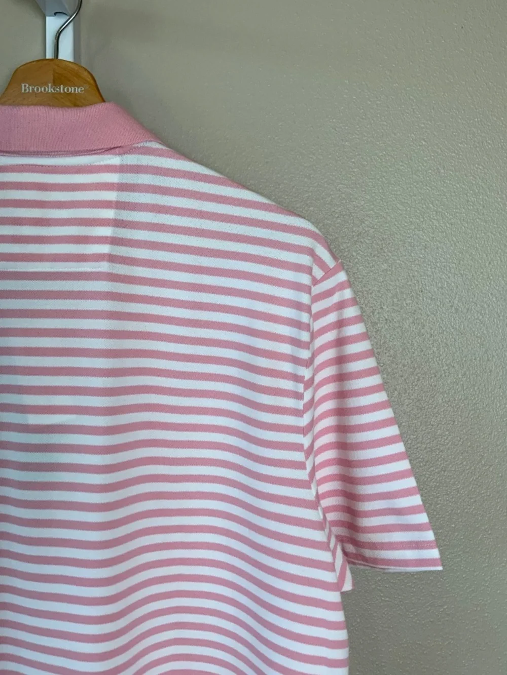 Banana Republic Short Sleeve Striped Standard Fit Pique Polo Shirt